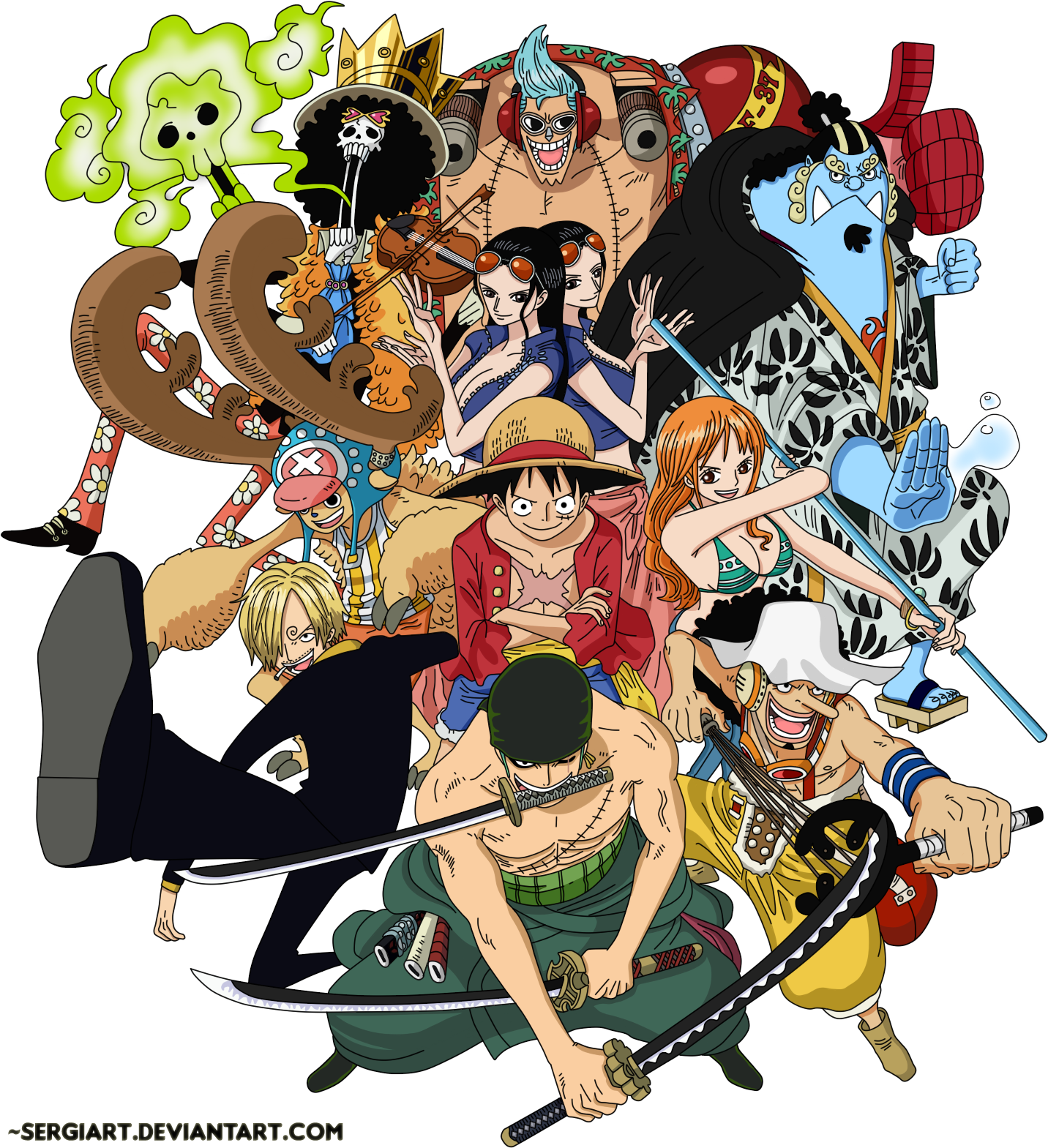 luffy pirate crew members